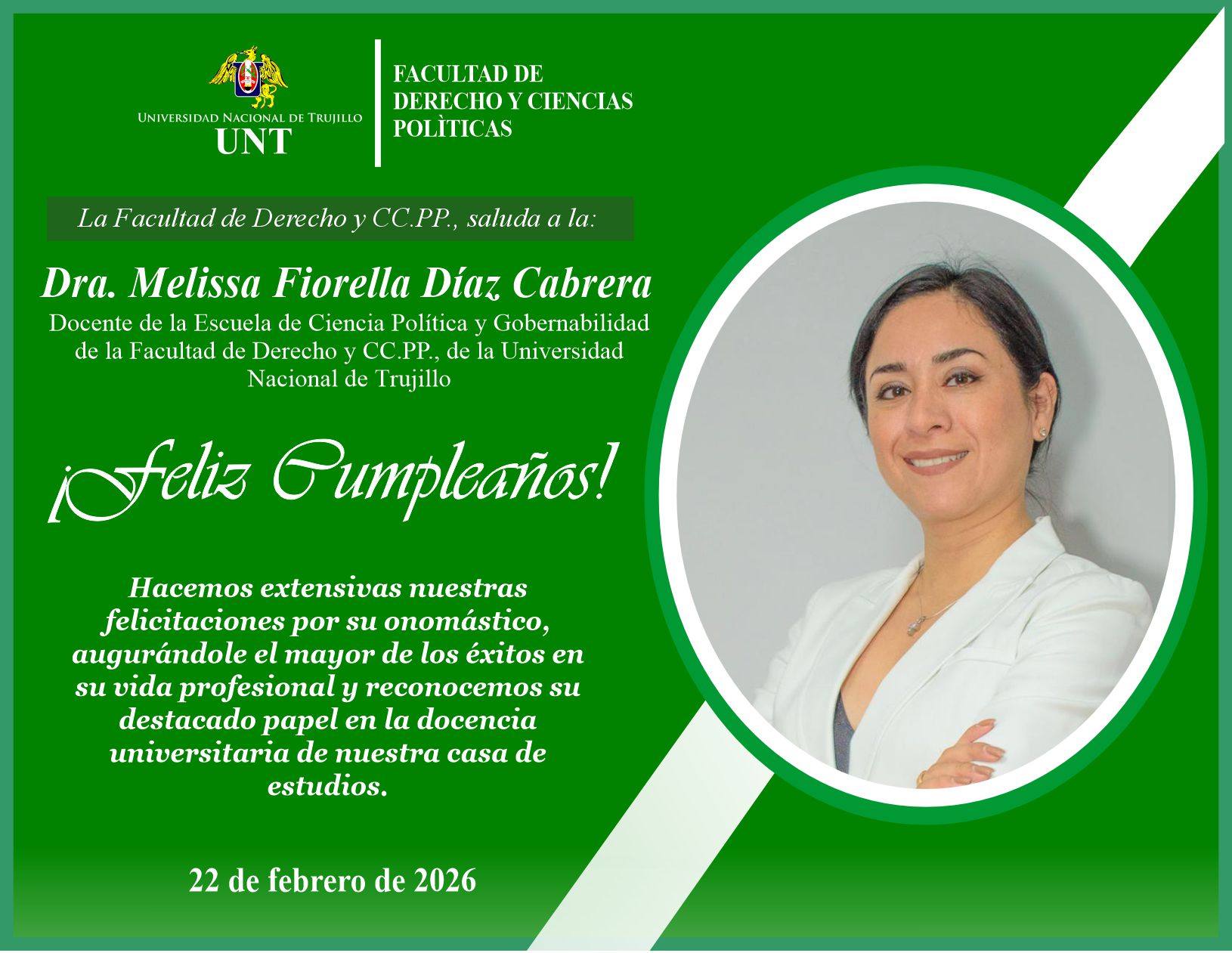 Dra. Mellisa Fiorella Díaz Cabrera